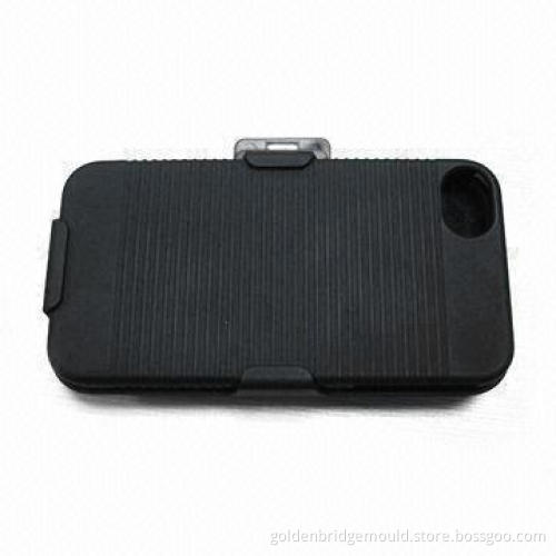Plastic Injection Mold for Mobile Phone Cover Mold, Made of PC, with Rubber Oil Outside